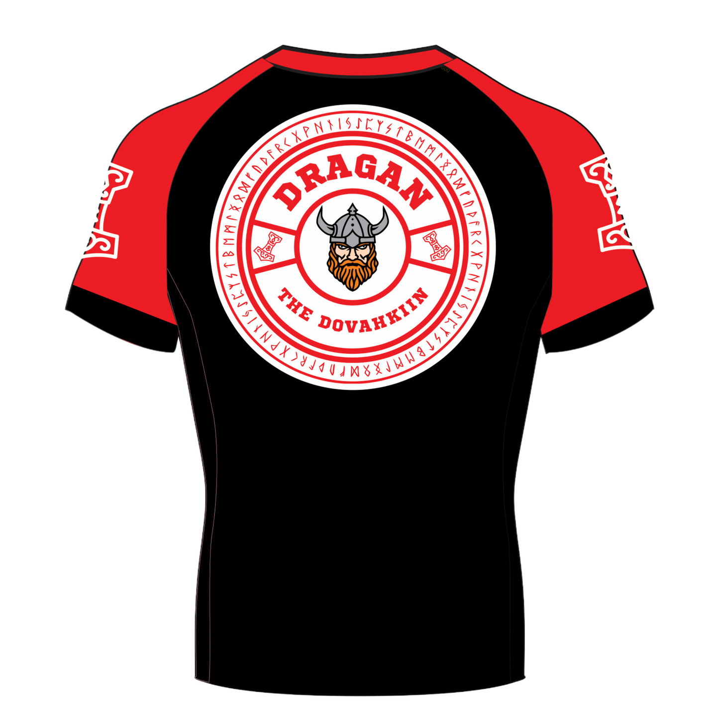 Rashguard compétition rouge Dragan The Dovahkiin