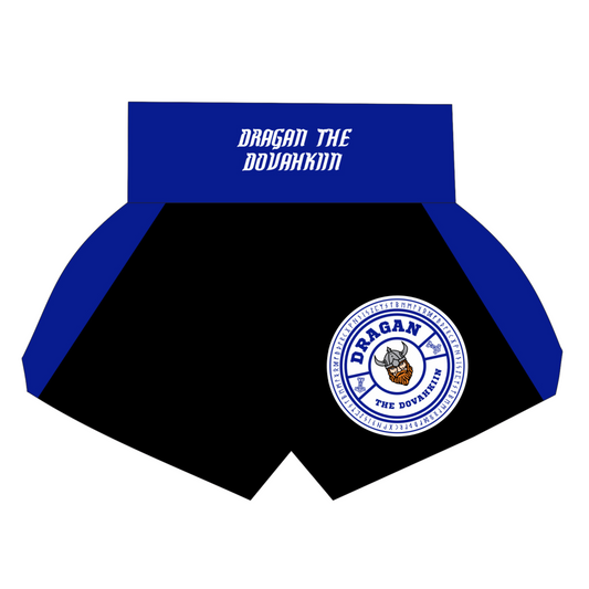 Shorts No-Gi compétition bleu Dragan The Dovahkiin