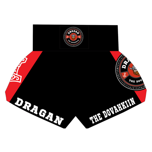 Shorts No-Gi entraînement noir Dragan The Dovahkiin